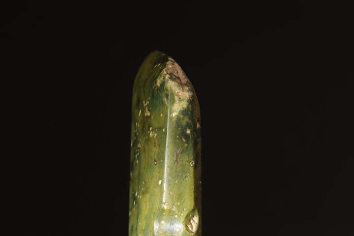 古玩玉器地方料玉斧真品鑒賞圖