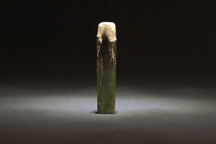 古玩玉器玉柄型件真品鑒賞圖