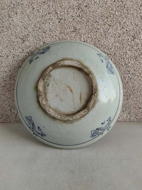 古玩陶瓷青花盤真品鑒賞圖