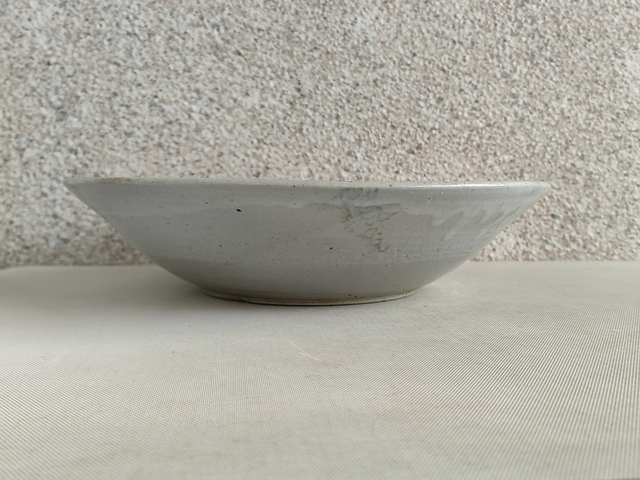 古玩陶瓷青花魚紋盤拍賣，當前價格580元