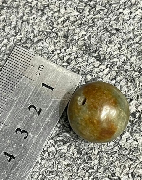 古玩玉器提油仿古“玉珠”真品鑒賞圖