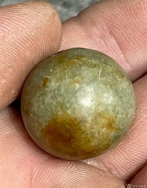 古玩玉器提油仿古“玉珠”真品鑒賞圖