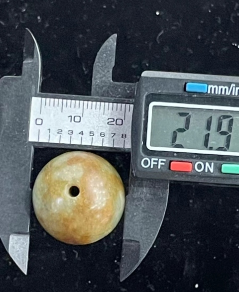 古玩玉器提油仿古“玉珠”真品鑒賞圖