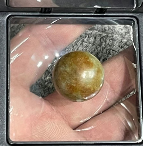 古玩玉器提油仿古“玉珠”真品鑒賞圖