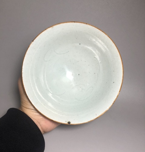 古玩陶瓷宋，湖田窯影青釉鵝紋碗拍賣，當前價格2000元