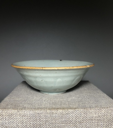 古玩陶瓷宋，湖田窯影青釉鵝紋碗拍賣，當前價格2000元
