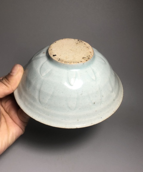 古玩陶瓷宋，湖田窯影青釉鵝紋碗拍賣，當前價格2000元