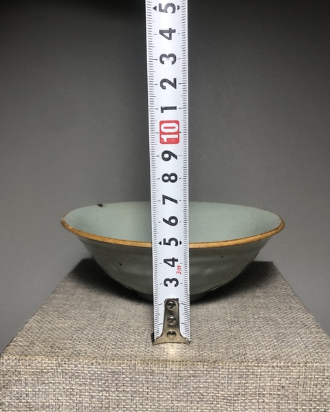 古玩陶瓷宋，湖田窯影青釉鵝紋碗拍賣，當前價格2000元