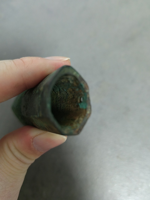 古玩銅器銅矛真品鑒賞圖