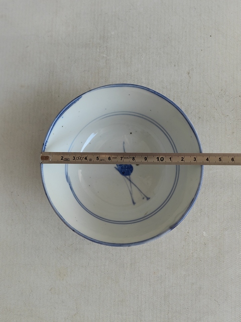 古玩陶瓷花卉紋 青花碗拍賣，當前價格580元