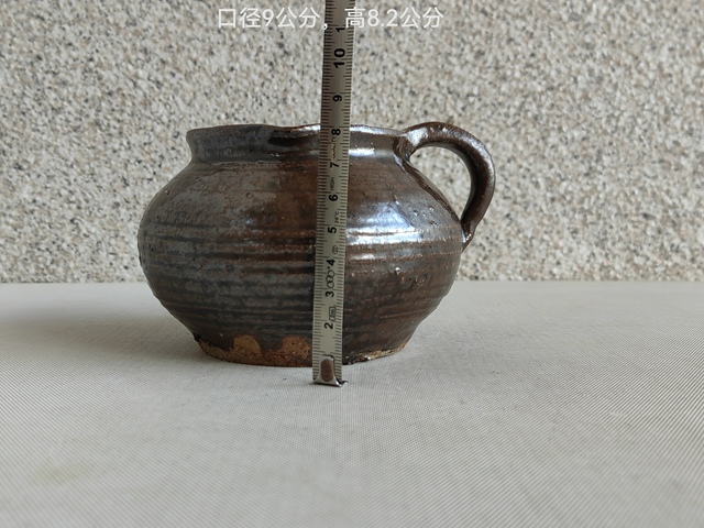 古玩陶瓷褐釉公道杯拍賣，當(dāng)前價(jià)格450元