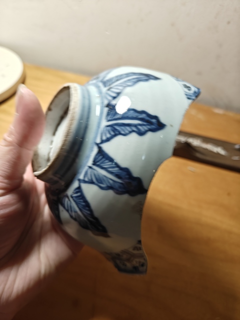 古玩陶瓷青花金剛十字杵標本真品鑒賞圖