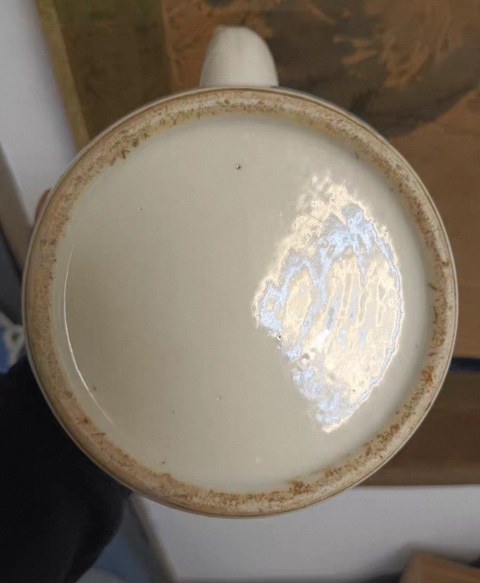 古玩陶瓷民國新粉彩人物提梁壺真品鑒賞圖