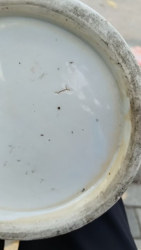 古玩陶瓷五彩龍紋棒槌瓶真品鑒賞圖