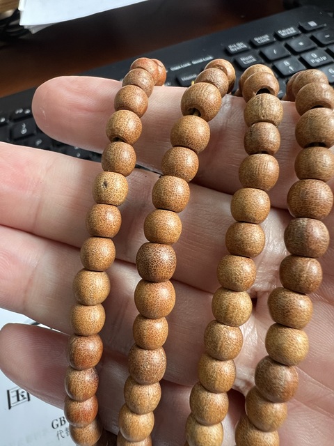 古玩雜項菩提籽佛珠真品鑒賞圖