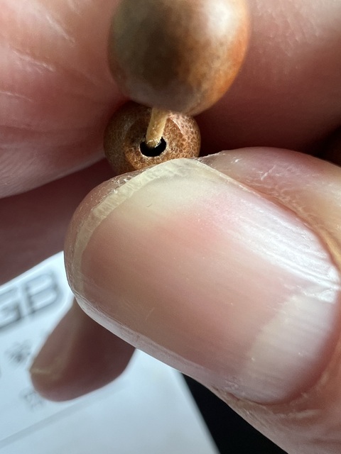 古玩雜項菩提籽佛珠真品鑒賞圖