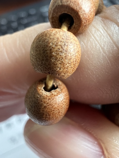 古玩雜項菩提籽佛珠真品鑒賞圖