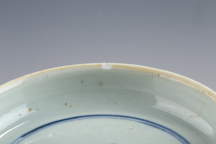 古玩陶瓷清早·青花開窗靈芝紋碗拍賣，當前價格1440元