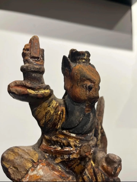 古玩雜項(xiàng)木雕人物造像真品鑒賞圖