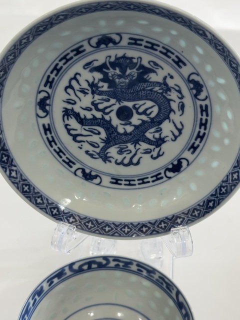 古玩陶瓷龍紋青花執(zhí)杯拍賣，當(dāng)前價(jià)格1299元