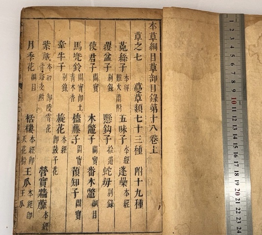 古玩字畫《本草綱目》真品鑒賞圖