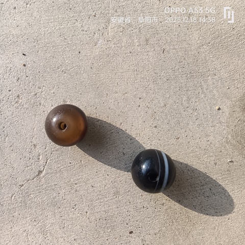 古玩玉器仿千年藥師珠真品鑒賞圖