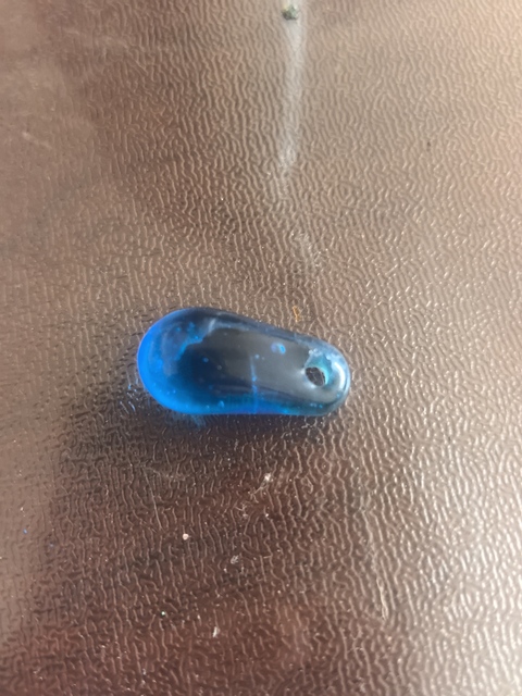 古玩玉器琉璃墜真品鑒賞圖