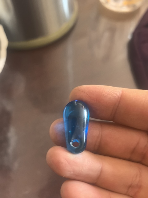 古玩玉器琉璃墜真品鑒賞圖