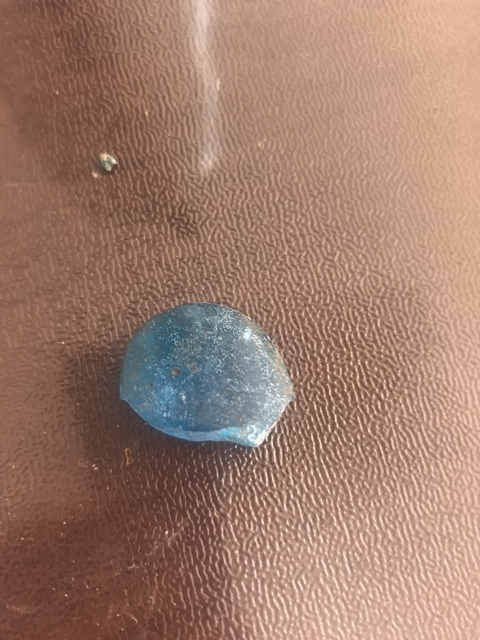 古玩玉器琉璃墜真品鑒賞圖