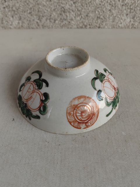 古玩陶瓷紅綠彩碗拍賣，當前價格450元