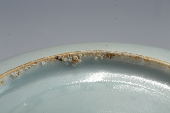 古玩陶瓷明晚·青花獅紋盤一組四個拍賣，當前價格0元