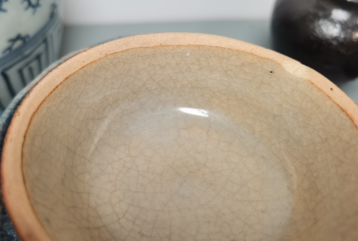 古玩陶瓷龍泉哥釉水洗真品鑒賞圖