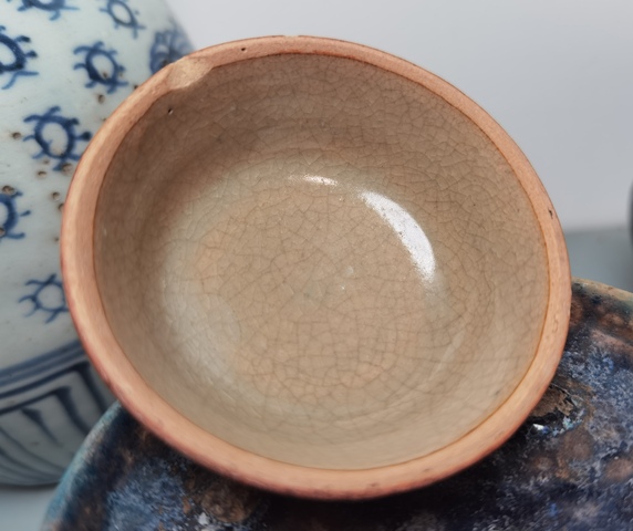 古玩陶瓷龍泉哥釉水洗真品鑒賞圖