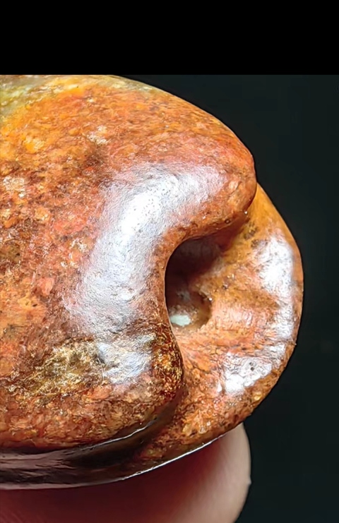 古玩玉器河磨玉龜背真品鑒賞圖