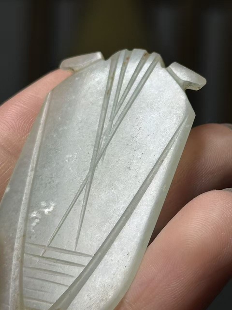 古玩玉器漢·八刀玉蟬拍賣，當前價格45000元