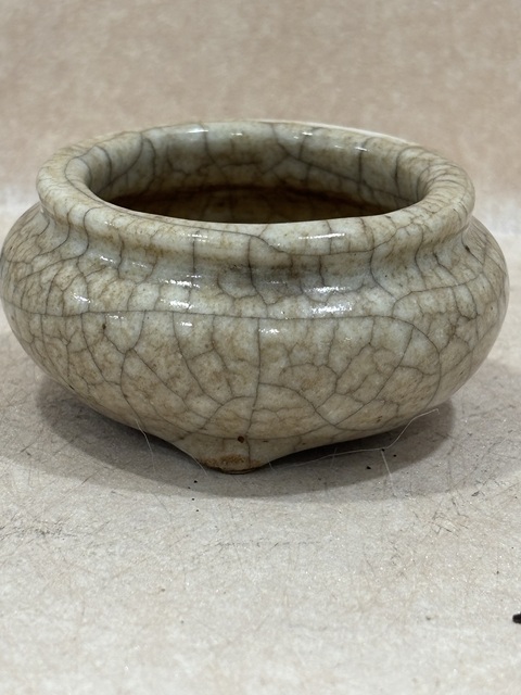 古玩陶瓷哥釉爐真品鑒賞圖