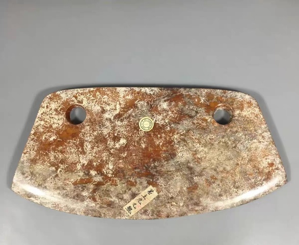 古玩玉器做舊仿“良渚文化”玉刀真品鑒賞圖