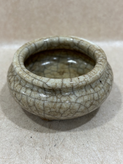 古玩陶瓷哥釉爐真品鑒賞圖