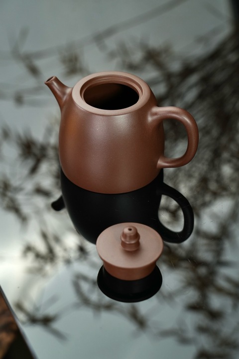 古玩陶瓷漢鐸紫砂壺【全手工】【老紫泥料】真品鑒賞圖