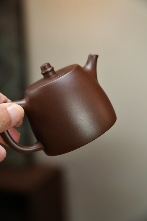 古玩陶瓷漢鐸紫砂壺【全手工】【老紫泥料】真品鑒賞圖