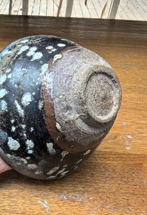 古玩陶瓷吉州窯窯變斑紋茶盞真品鑒賞圖