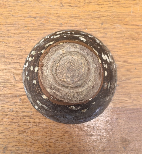 古玩陶瓷吉州窯窯變斑紋茶盞真品鑒賞圖