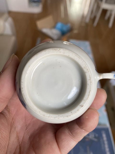 古玩陶瓷乾隆青花杯真品鑒賞圖