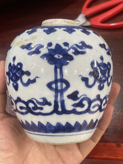 古玩陶瓷青花罐真品鑒賞圖