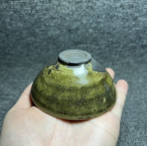 古玩陶瓷茶葉末釉建盞真品鑒賞圖