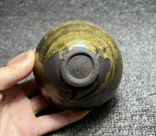 古玩陶瓷茶葉末釉建盞真品鑒賞圖