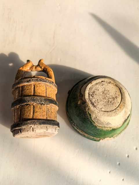 古玩陶瓷綠釉碗真品鑒賞圖