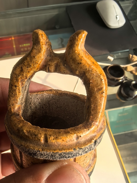 古玩陶瓷綠釉碗真品鑒賞圖