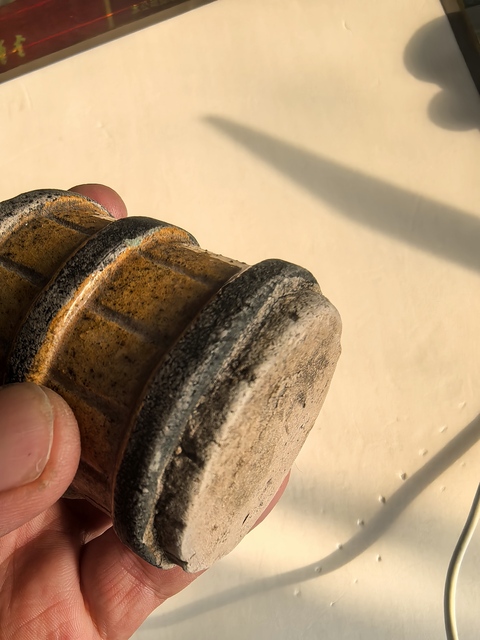 古玩陶瓷綠釉碗真品鑒賞圖