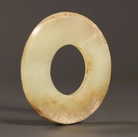 古玩玉器玉璧真品鑒賞圖